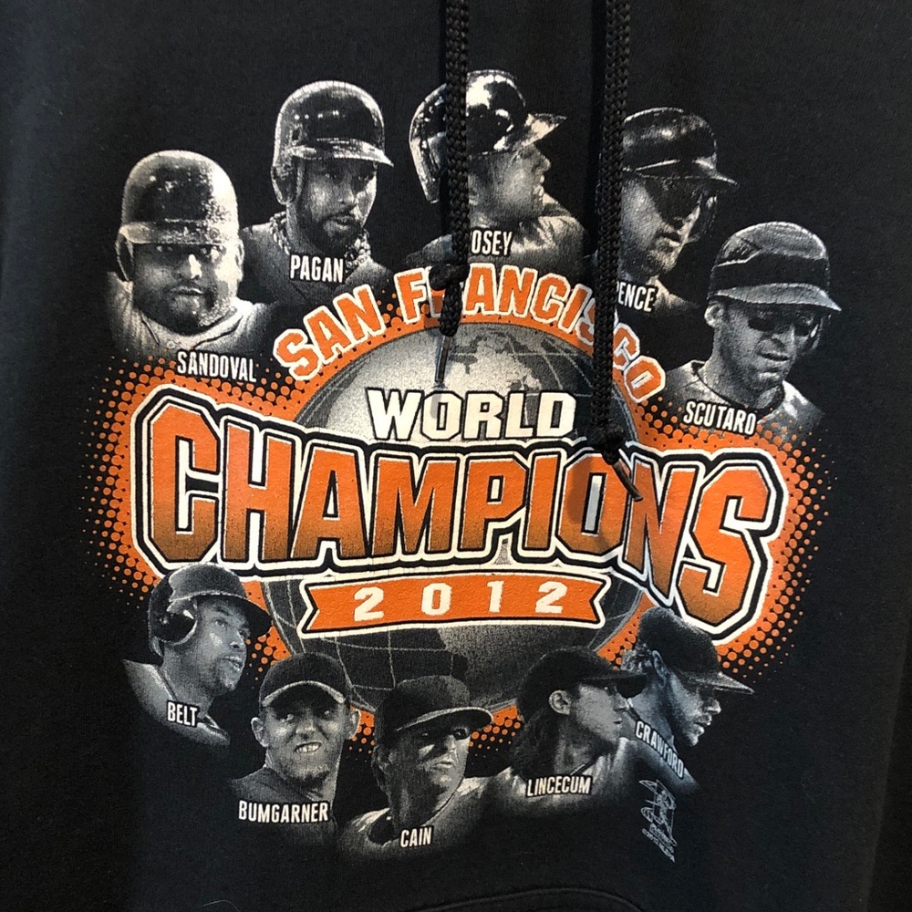 San Francisco Giants 2012 World Series Champions Cotton Hoodie Adult XL